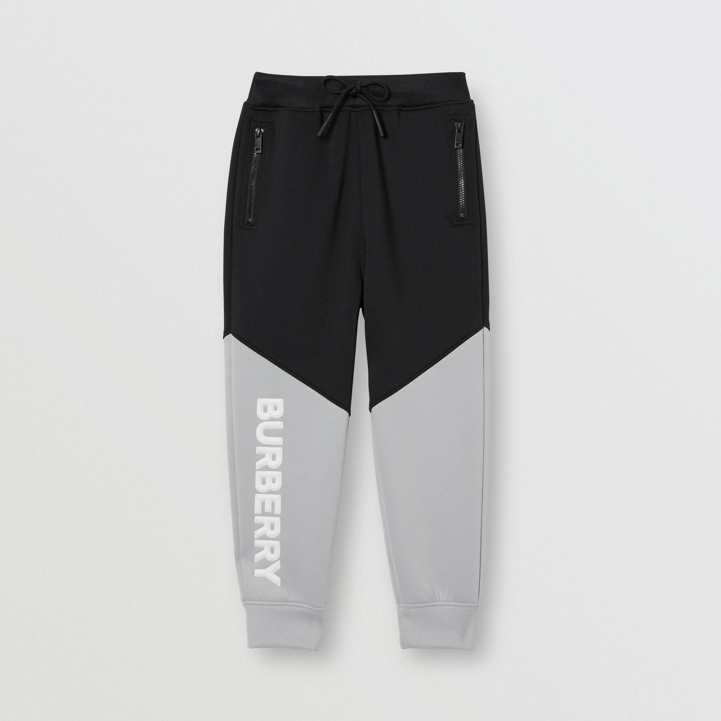 Boys Black & Grey Trousers