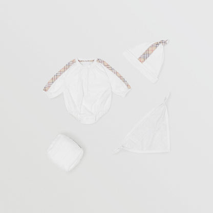 Baby Boys & Girls White Cotton Set