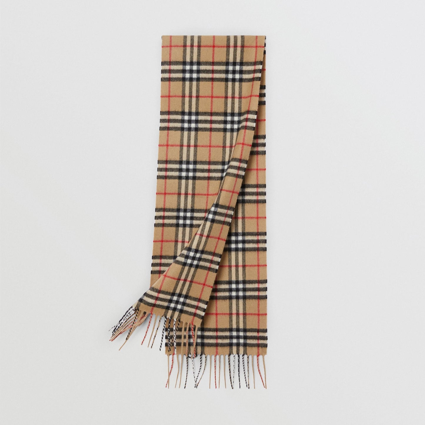 Boys & Girls Archive Beige Cashmere Scarf (127 x 20CM)