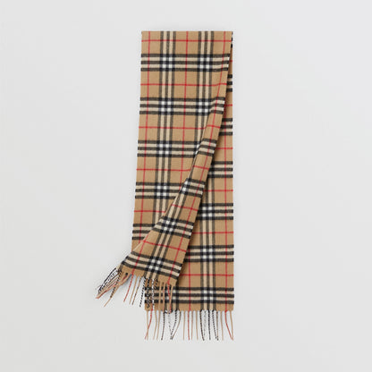 Boys & Girls Archive Beige Cashmere Scarf (127 x 20CM)