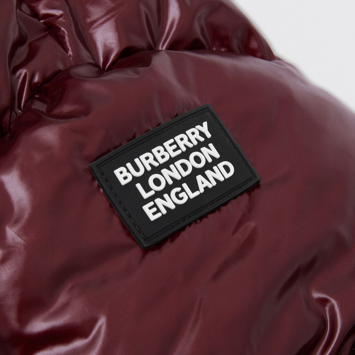 Girls Wine Red Padded Down Jacket
