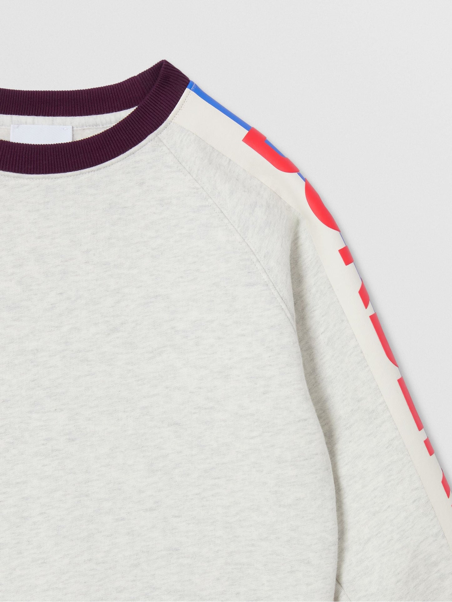 Girls White Logo Cotton Sweatshirt