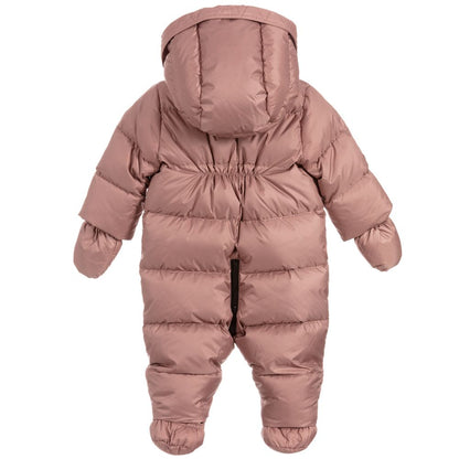 Baby Girls Pink Snowsuit