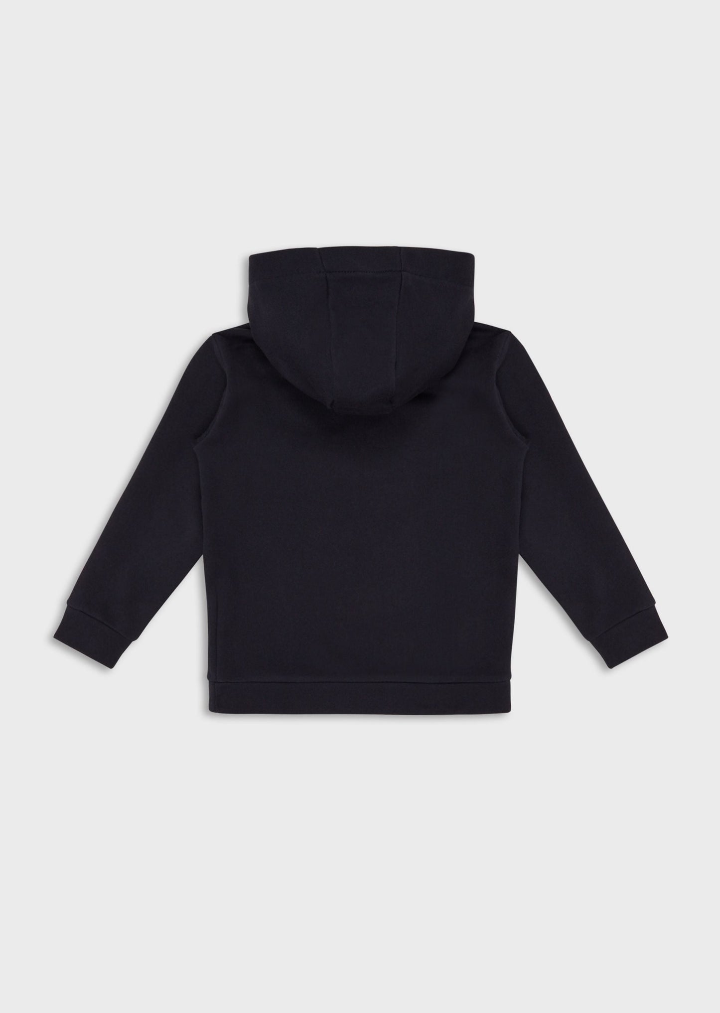 Boys Navy Blue Hooded Cotton Sweatshirt