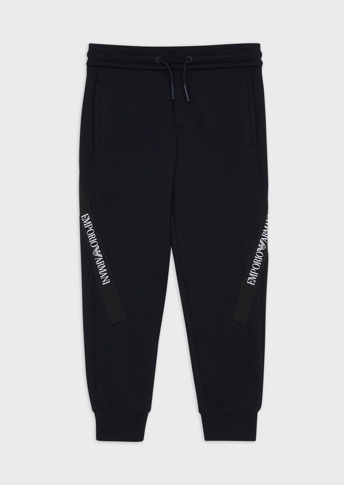 Boys Navy Blue Drawsting Trousers