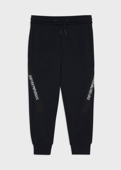 Boys Navy Blue Drawsting Trousers