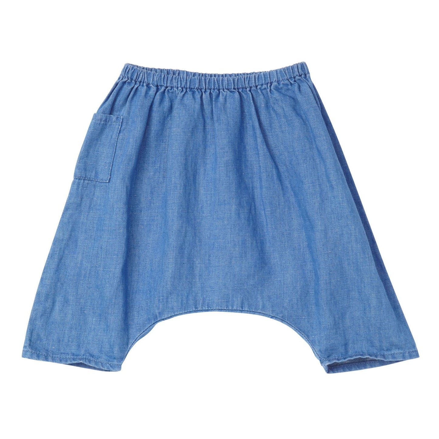 Baby Light Blue Denim Cotton Woven Trousers