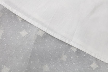女童白色星光礼服裙