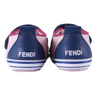 Baby Girls Pink 'Monster' Style Trainers