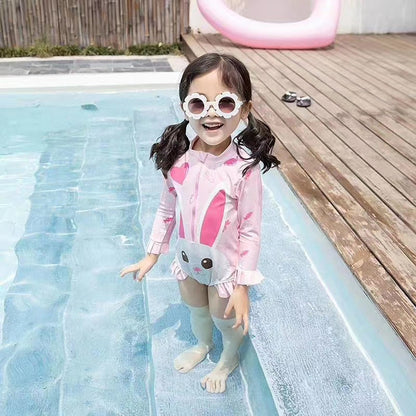 'Pixie'润玉亮白色太阳镜