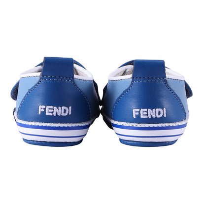 Baby Boys Blue 'Monster' Style Trainers
