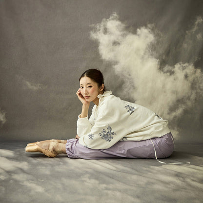 女童薰衣草芭蕾舞热身裤
