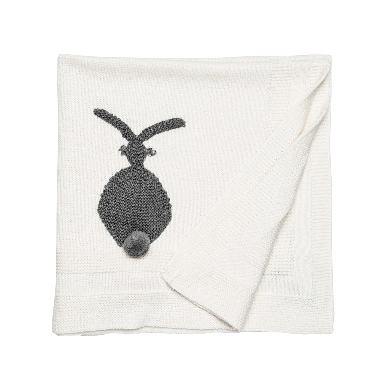Baby White Snowball Blanket