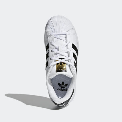 Boys & Girls White "SUPERSTAR" Shoes