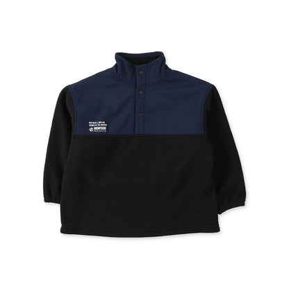 儿童黑色抓绒卫衣