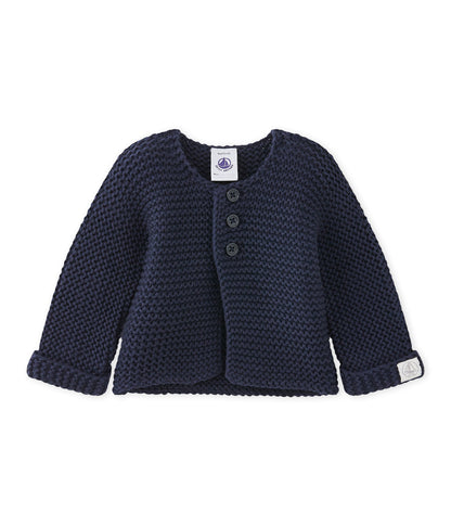 Baby Girls Navy Cardigan