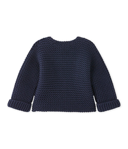 Baby Girls Navy Cardigan