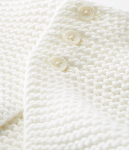 Baby Girls Rice White Cardigan