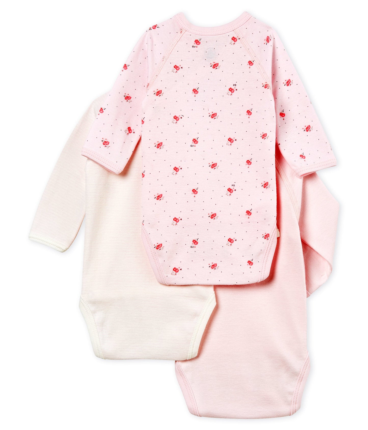 Baby Boys Rice & Light Pink Cotton Sets