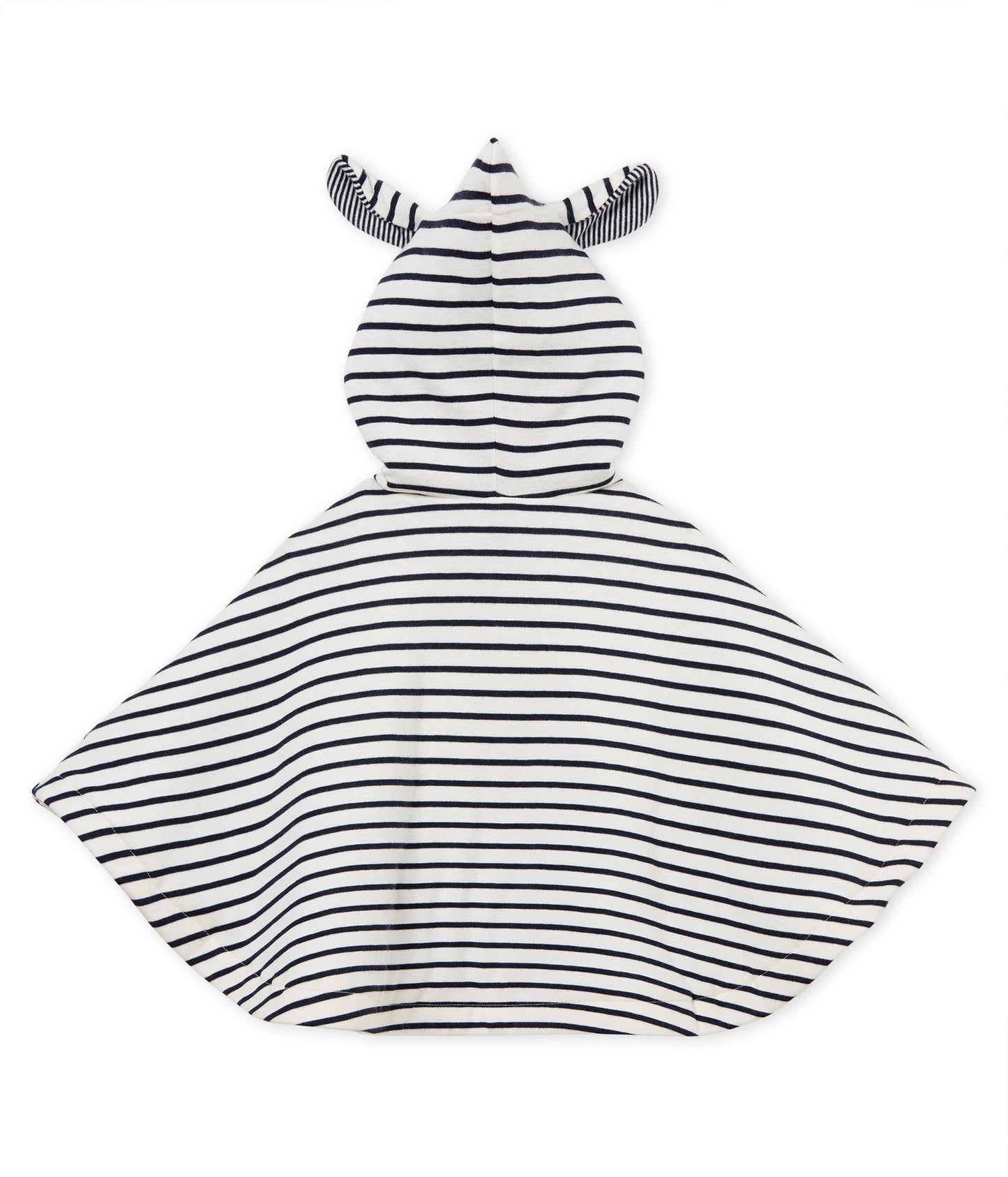 Girls Black & White Stripe Cotton Top