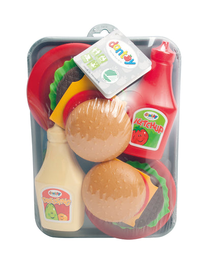 Dantoy经典汉堡托盘组合-17pcs
