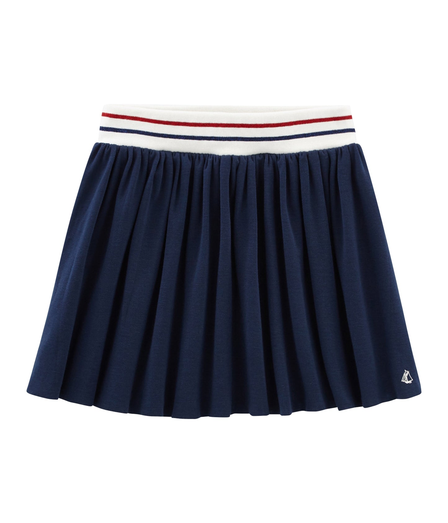 Girls Blue Cotton Skirt