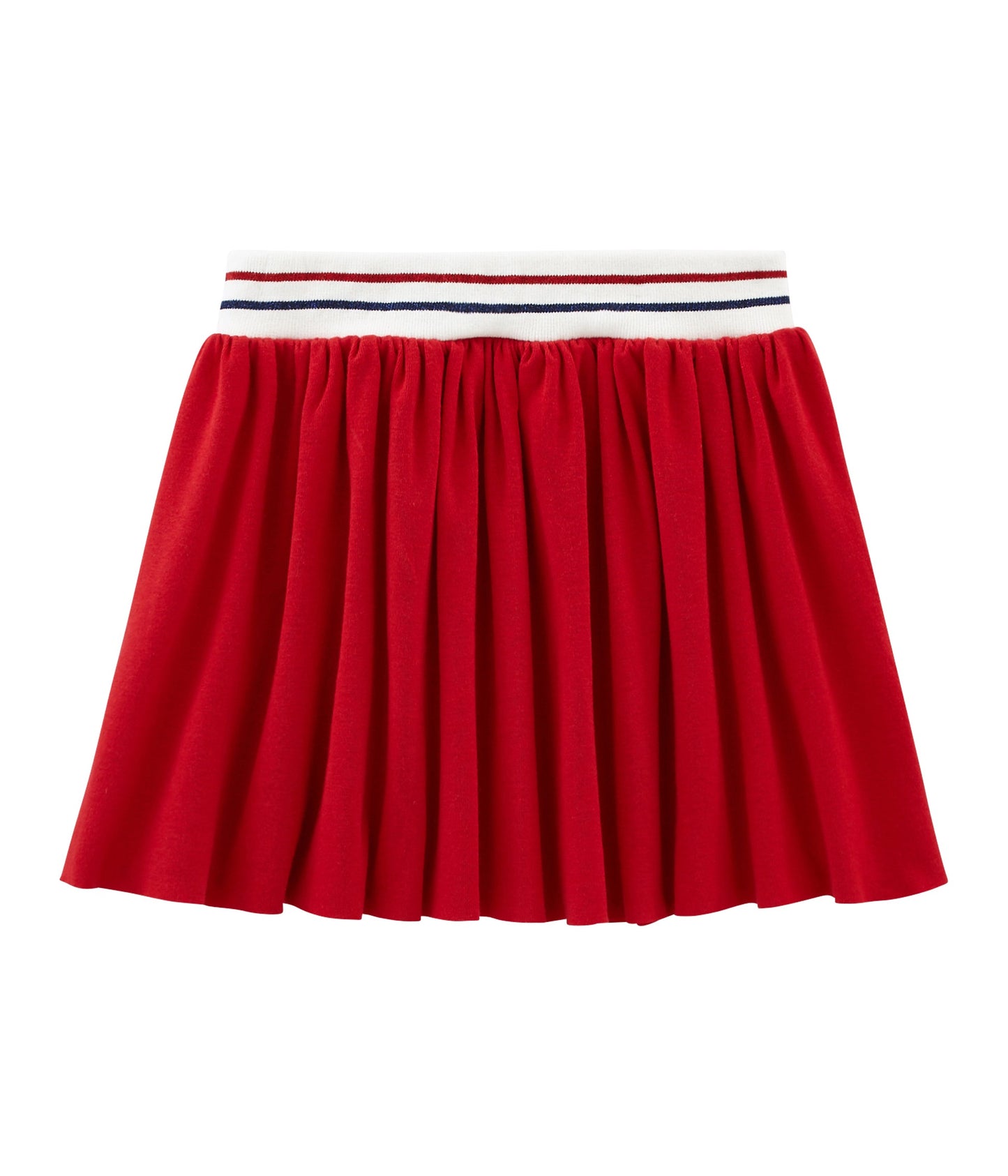 Girls Red Cotton Skirt
