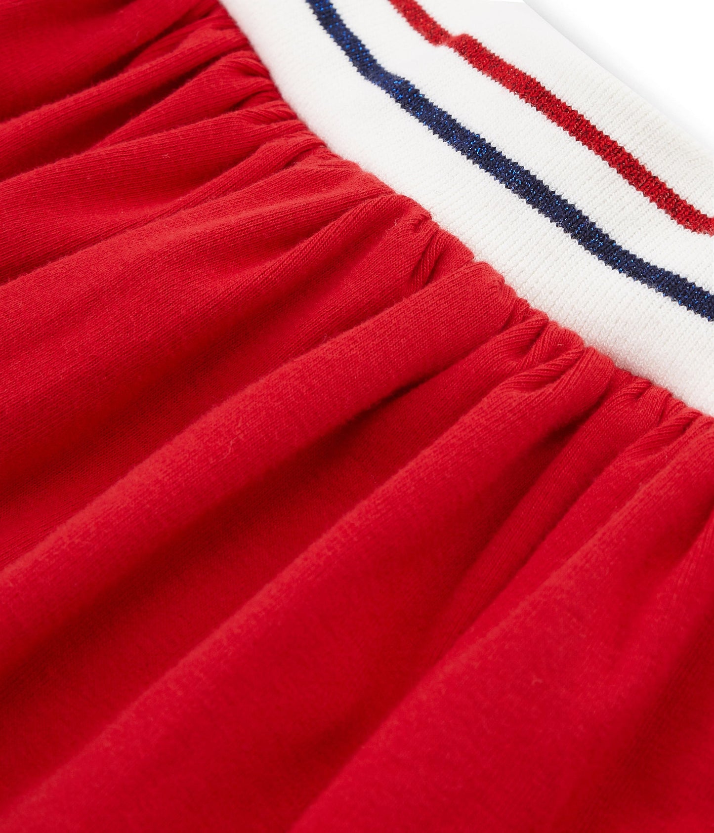 Girls Red Cotton Skirt