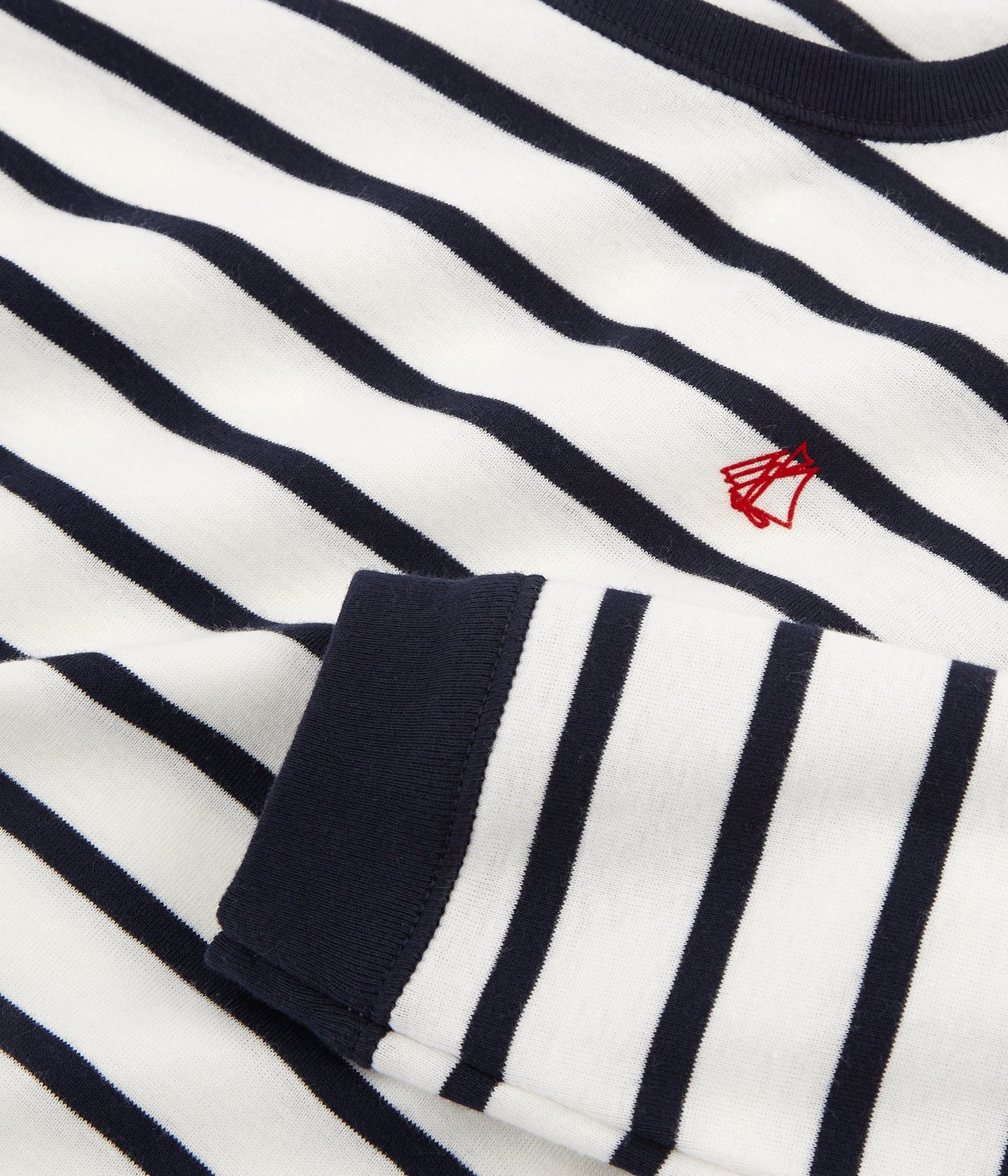 Boys Black & White Stripe Cotton Pyjama