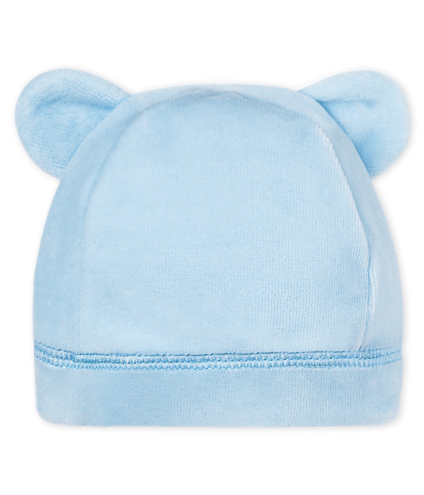 Baby Boys Light Blue Cotton Hat