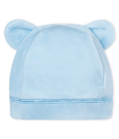 Baby Boys Light Blue Cotton Hat