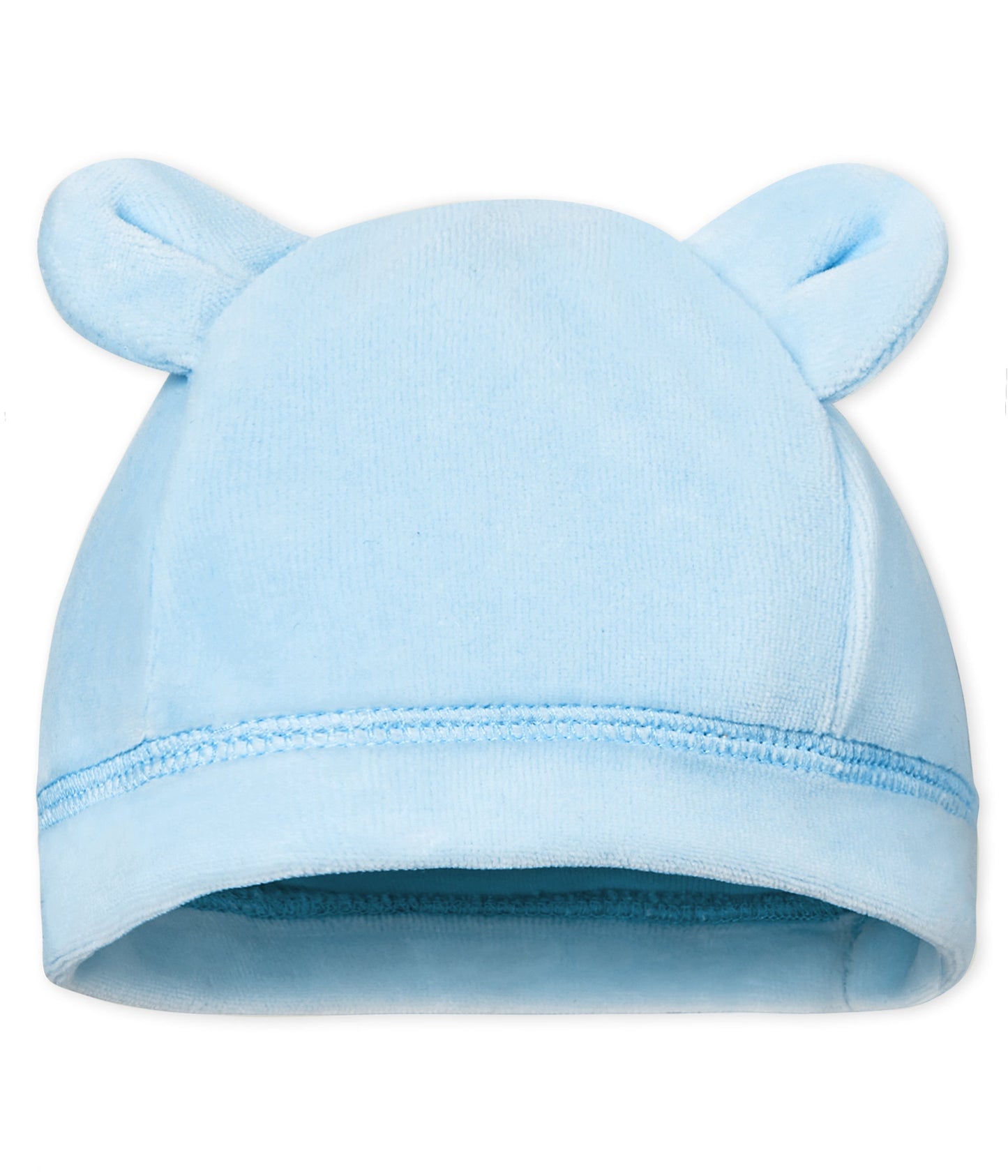 Baby Boys Light Blue Cotton Hat
