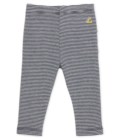 Baby Blue Stripe Cotton Legging