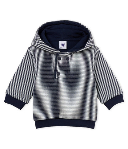Baby Boys Blue Cotton Sweatshirt