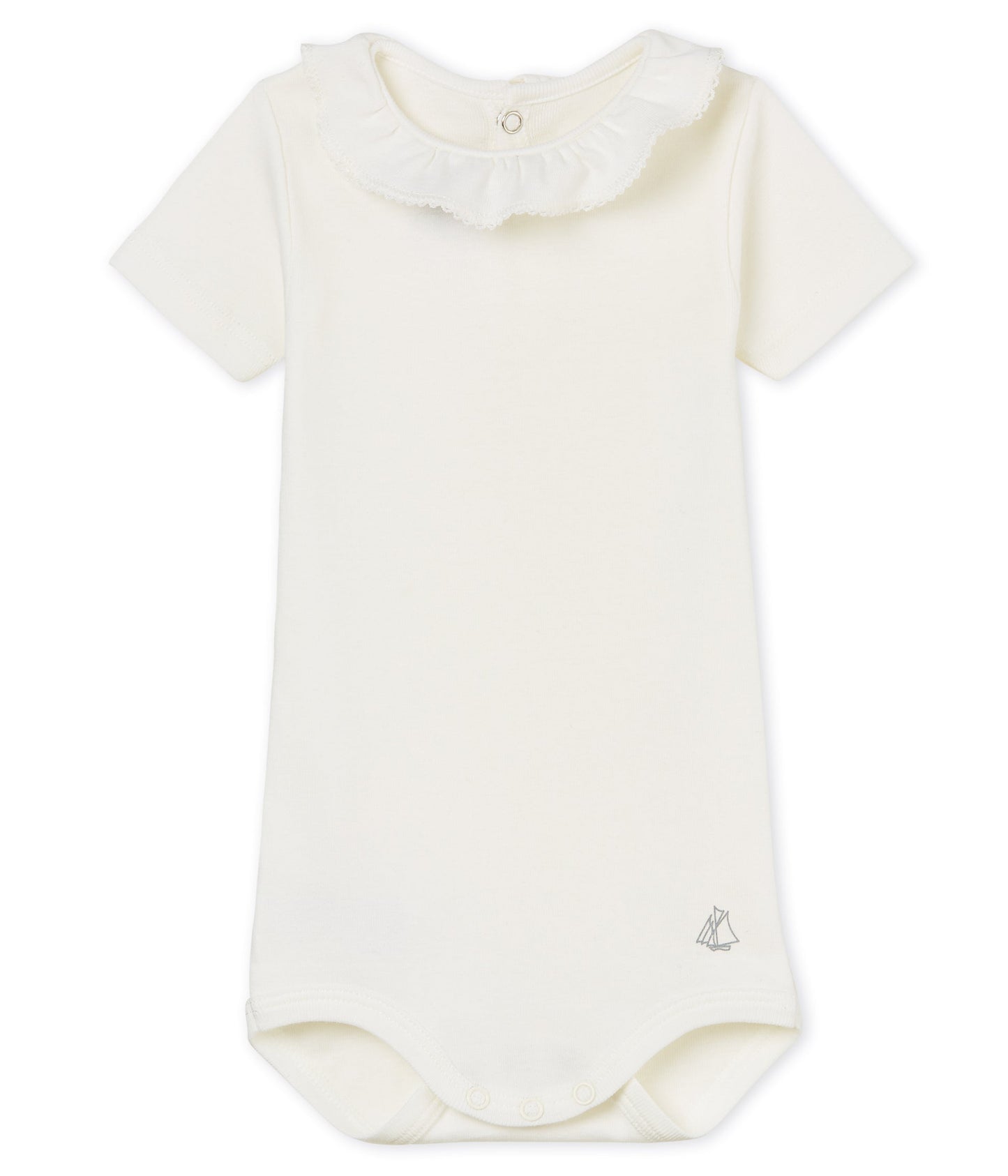 Baby Girls Rice White Cotton Babysuits