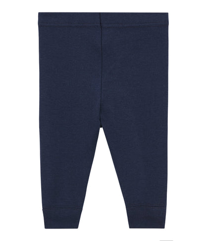 Baby Girls Blue Cotton Leggings