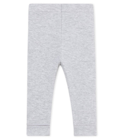 Baby Girls Grey Cotton Leggings