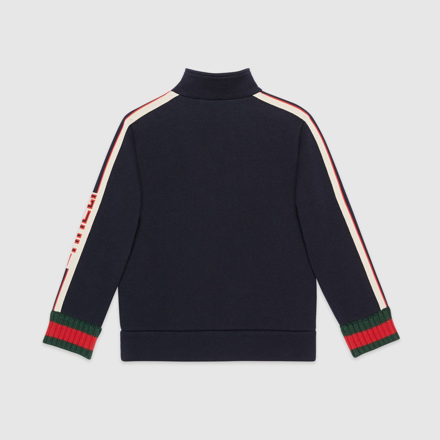 Boys & Girls Navy Blue Cotton Zip-up Top