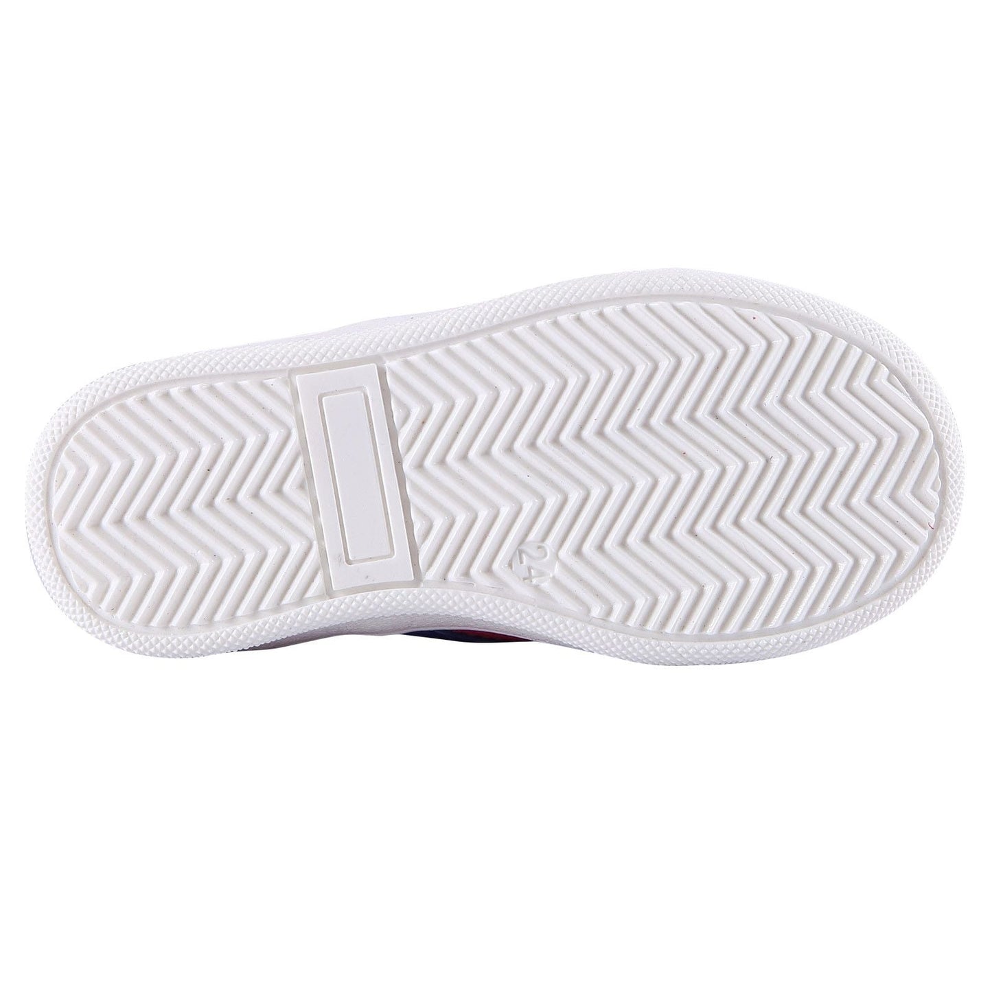 Girls Red 'Monster' Surface Leather Trainers