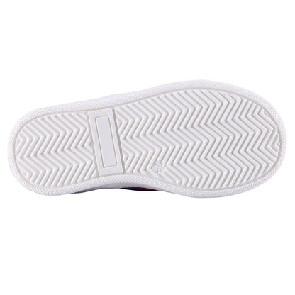 Girls Red 'Monster' Surface Leather Trainers