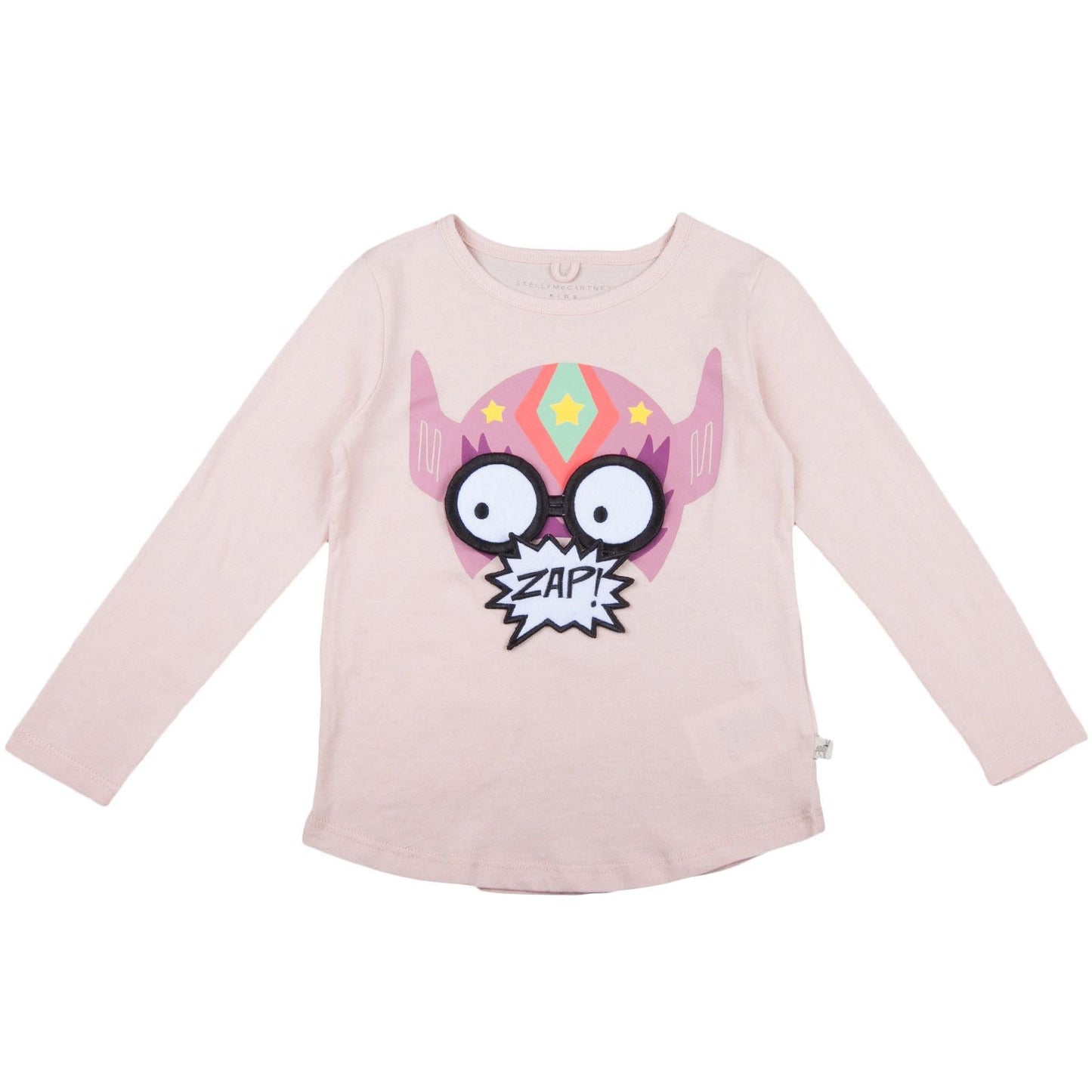 Barley Girls Pink Super Stella Heroes T-Shirt With Star Patches