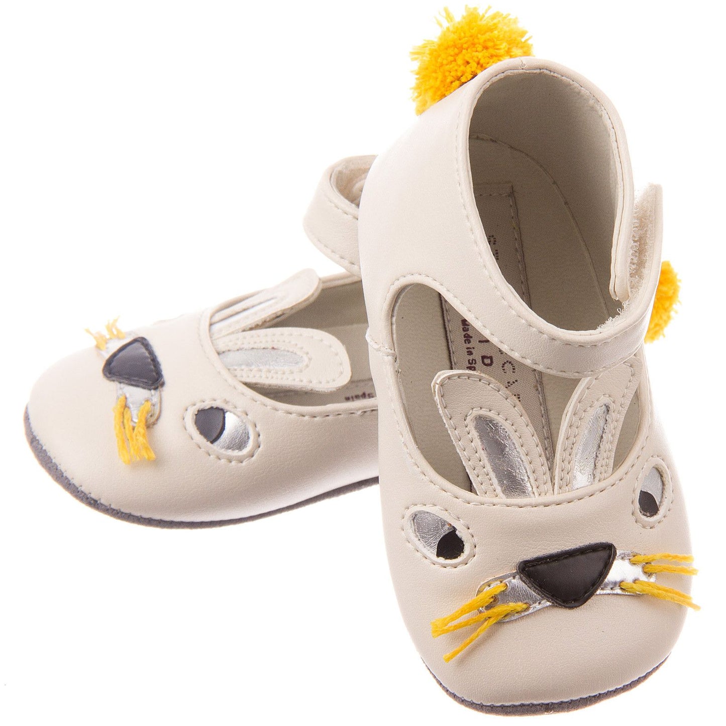 Hopper Baby Girls Beige Bunny Pre-Walker Shoes
