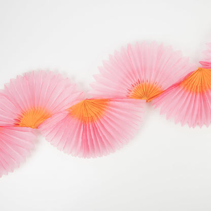 粉色花环