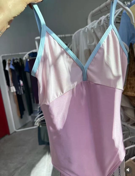 女童粉色"Daria/N-Rose/N-Confetti/N-Mirror"芭蕾舞连体衣