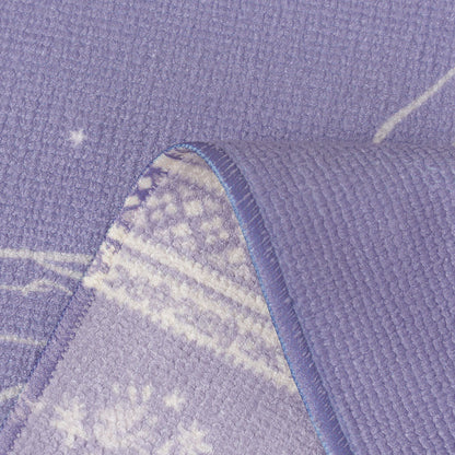 紫色芭蕾舞印花游泳毛巾(80x40cm)