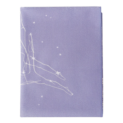 紫色芭蕾舞印花游泳毛巾(80x40cm)