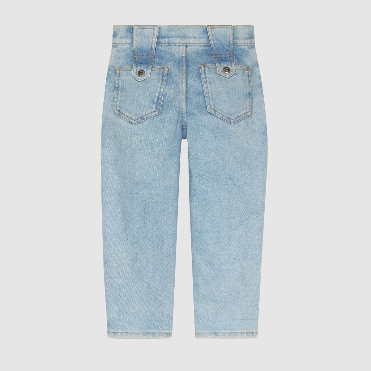 Girls Light Blue Denim Cotton Jeans