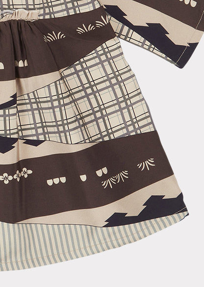 Baby Girls Geometric Puffin Dress
