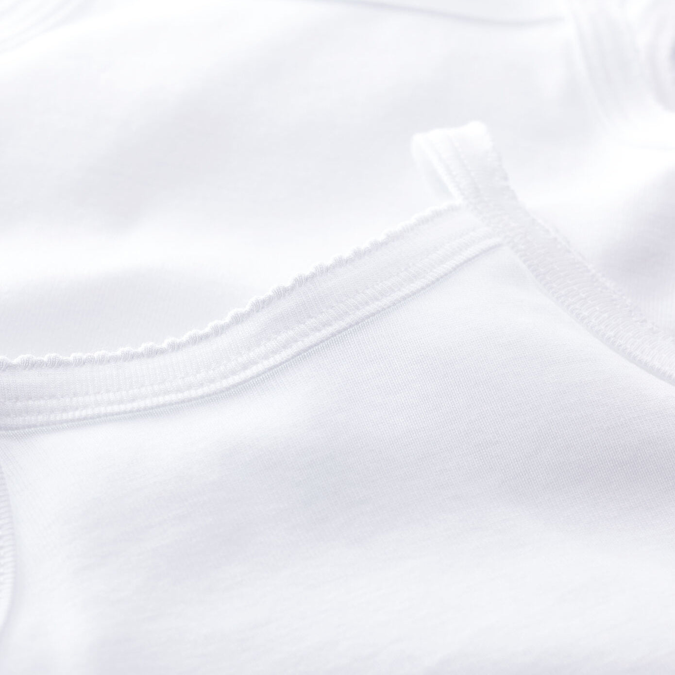 女婴白色棉连体衣套装(2件)