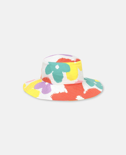 Girls Multicolor Flower Cotton Hat